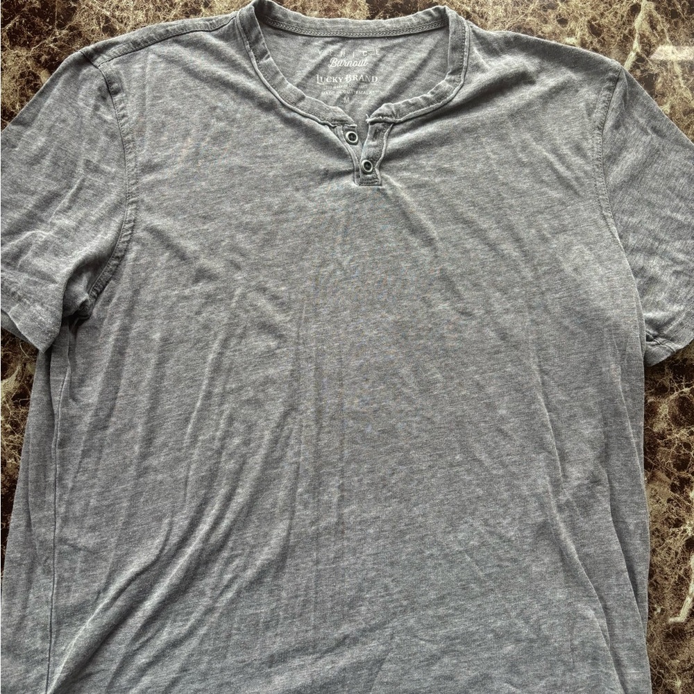 Gray Henley Shirt